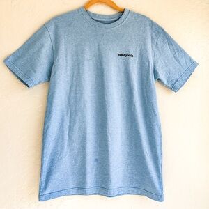 Patagonia Men's Blue Cotton Short Sleeve Tee T-Shirt - Size Small